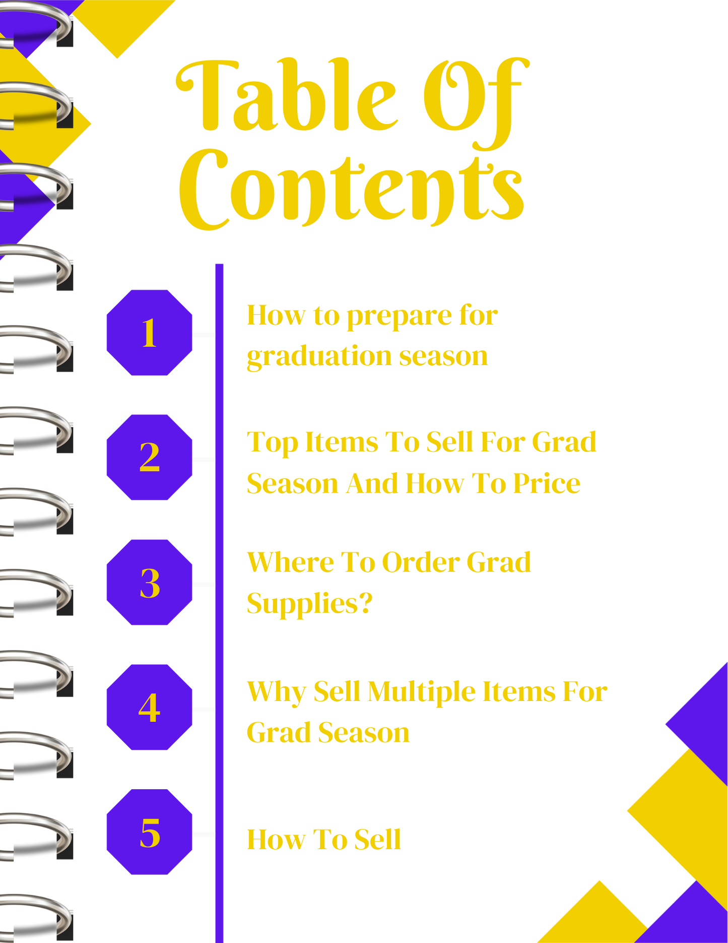 AS A CRAFTER "HOW TO PREP FOR GRAD SEASON