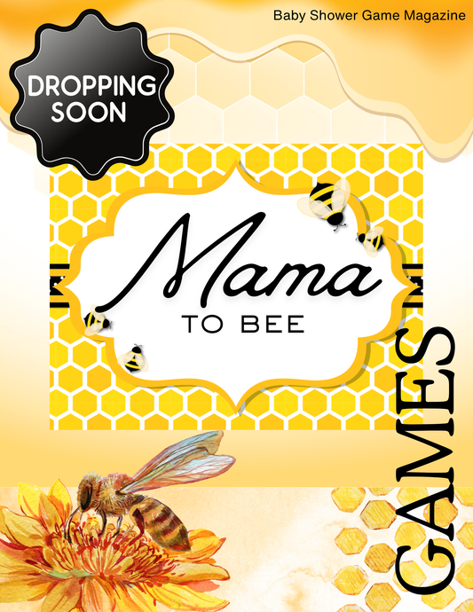 MAMA TO BEE BABY SHOWER GAME PROGRAM
