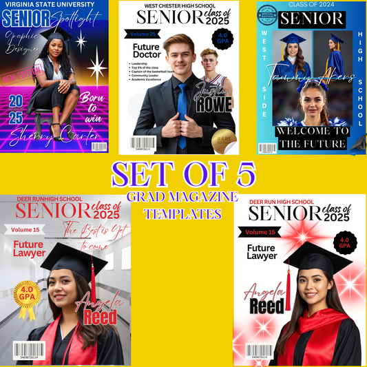 GRADUATION MAGAZINE TEMPLATES